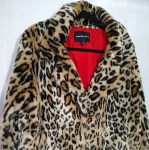 Leopard Faux Fur Jacket